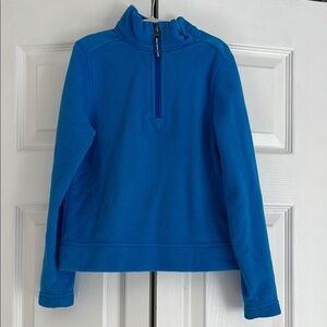 Obermeyer Boys Blue Quarter-Zip Fleece Pullover